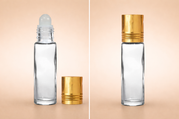Empty Roll-On Attar Bottle | Refillable Glass Perfume Roll On Bottle Empty Roll-On Attar Bottle