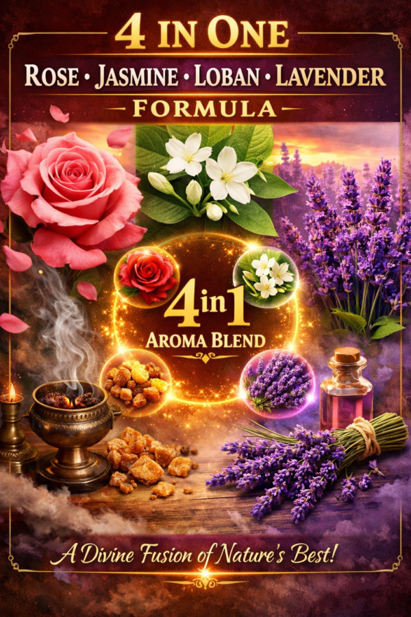 Professional Agarbatti Perfume Formula – Rose Jasmine Loban Lavender