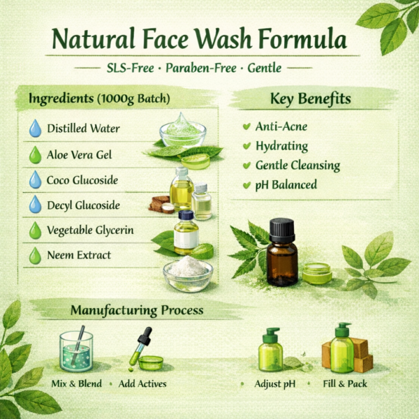 Natural Face Wash Formula