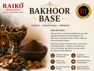 Arabic Bakhoor Based Aromatic Preparations Strong traditional Bakhoor Base Formula | 1000 g base