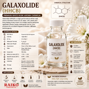 Galaxolide chemical fragrance product Galaxolide Pure White Musk Aroma Chemical | Premium Perfume Fixative & Fragrance Ingredient