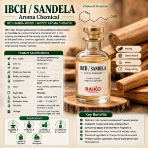 Buy Sandal Hexanol (Isobornyl Cyclohexanol) Online IBCH (Isobornyl Cyclohexanol) | Sandela® | Sandal Hexanol | Sandalwood Aroma Chemical