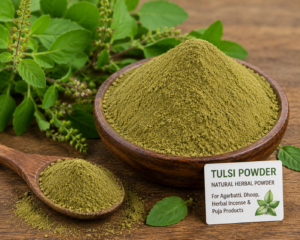 Tulsi Powder | Natural Herbal Powder for Agarbatti & Dhoop