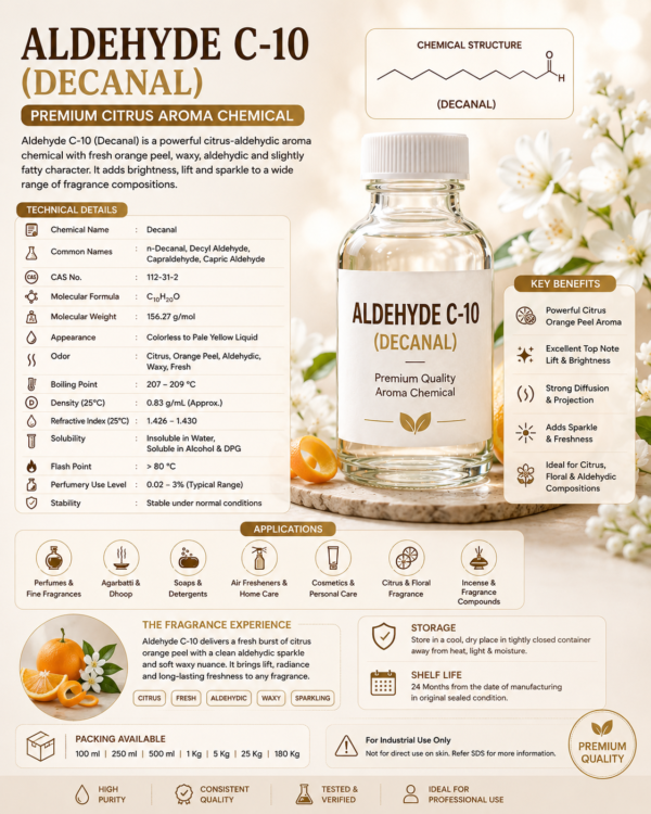 Aldehyde C-10 Aldehyde C-10 Decanal | Citrus Aroma Chemical