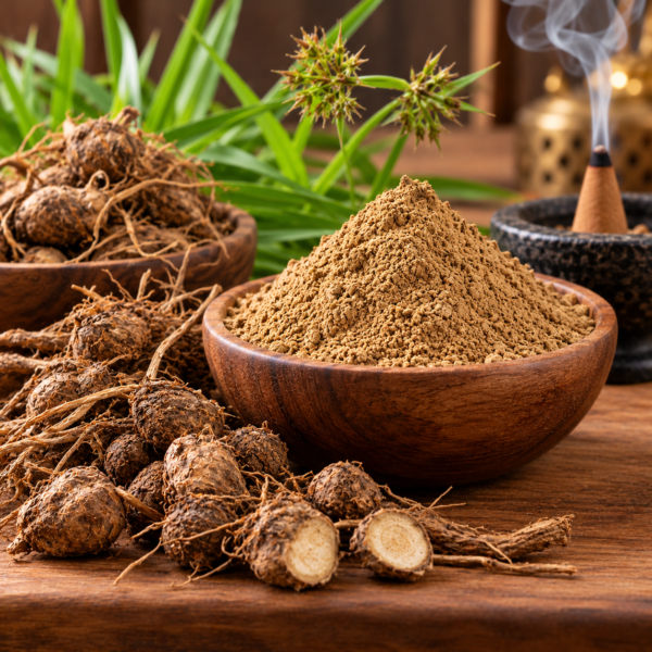 Nagarmotha Powder | Natural Nagarmotha Root Powder for Agarbatti, Dhoop & Incense